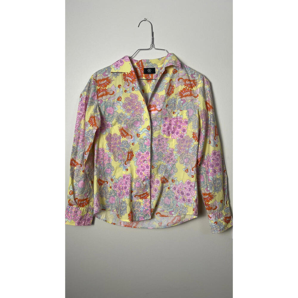 Bogner Collection Floral Button Up Shirt M